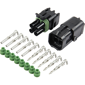 Weather Pack Connector Kit 4-Pin Square