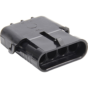 Weather Pack Shroud Housing 4-Pin Flat