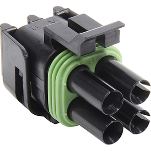 Weather Pack Tower Housing 4-Pin Square