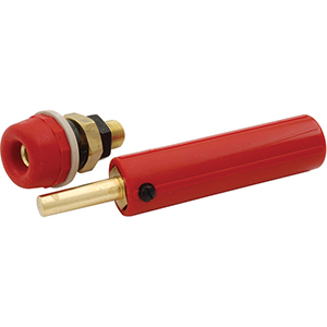 Red Quick Connect Battery Charging Post Set