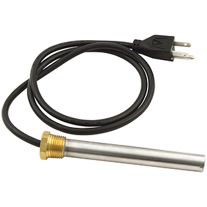 Immersion Heater 1/2" NPT x 4-3/4" Element 400W