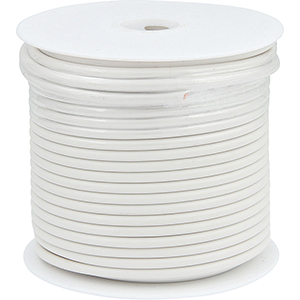Primary Wire 10AWG 75' Spool White