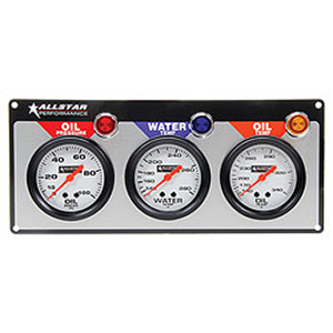 Allstar 3 Gauge Panel OP/WT/OT