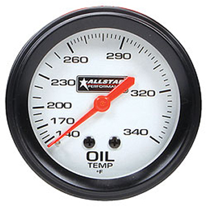 Allstar 2-5/8" Mechanical Oil Temp Gauge 140-340 Degree