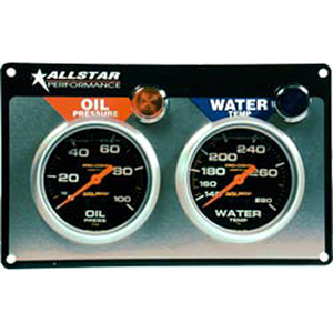 Auto Meter 2 Gauge Panel ATM Liquid Filled OP/WT