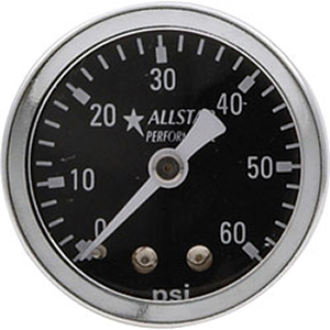 1-1/2" Pressure Gauge Dry Type 0-60 PSI