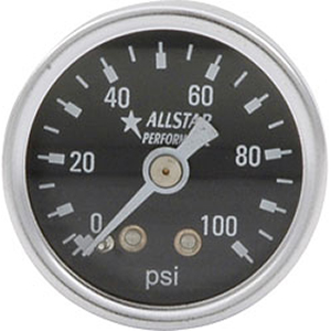 1-1/2" Pressure Gauge Dry Type 0-100 PSI