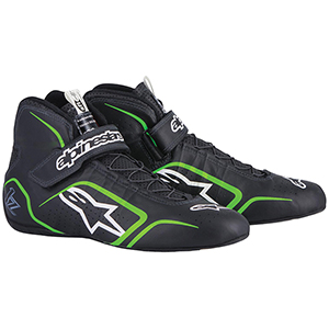 Tech 1-Z Shoes Bk/Fluo Grn 10