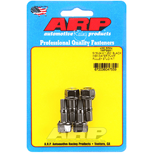 ARP 5/16-24 X 1.250 black hex water pump pulley stud kit