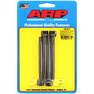 ARP 5/16-24 X 3.750 black hex water pump pulley w/ 2.500" fan spacer stud kit