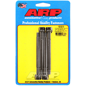ARP 5/16-24 X 4.000 black hex water pump pulley w/ 2.750" fan spacer stud kit