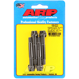 ARP 100-3222 5/16-24 X 2.500 black 12pt water pump pulley w/ 1.250" fan spacer stud kit