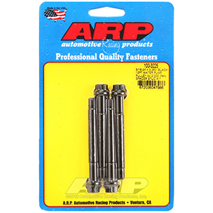 ARP 100-3225 5/16-24 X 3.250 black 12pt water pump pulley w/ 2.000" fan spacer stud kit