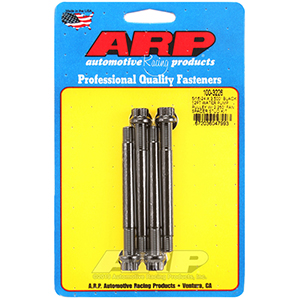 ARP 5/16-24 X 3.500 black 12pt water pump pulley w/ 2.250" fan spacer stud kit