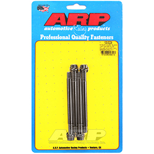 ARP 5/16-24 X 4.250 black 12pt water pump pulley w/ 3.000" fan spacer stud kit
