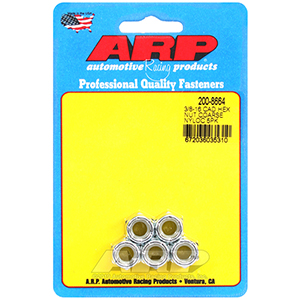 ARP 200-8664 3/8-16 cad coarse nyloc hex nut kit