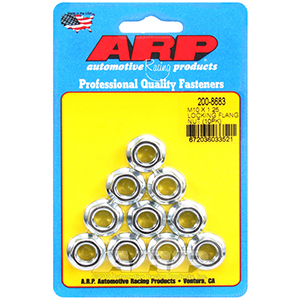ARP 200-8683 M10 X 1.25 locking flange nut kit