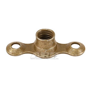 ARP 200-9106 10-32 plate nut, 2-lug fixed w/ctr sunk rivet hole