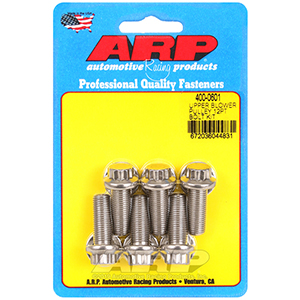 ARP 400-0601 Upper blower pulley SS 12pt bolt kit