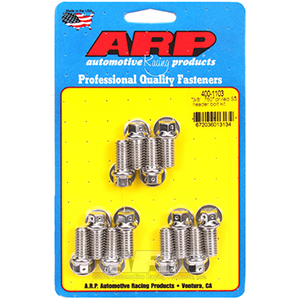 ARP 400-1103 3/8 x .750 drilled SS header bolt kit