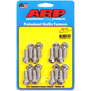 ARP 400-1105 3/8 x .750 drilled SS header bolt kit