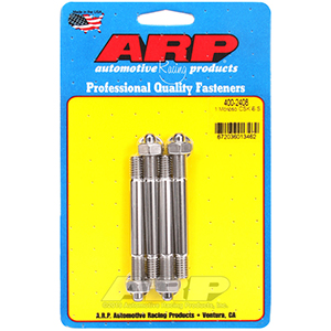 ARP 400-2408 1.25" Moroso spacer SS carburetor stud kit