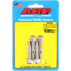 ARP 400-3204 5/16-24 X 1.750 SS hex water pump pulley w/ .500" fan spacer stud kit