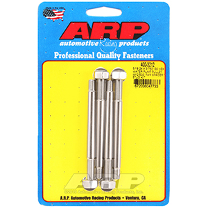 ARP 5/16-24 X 3.750 SS hex water pump pulley w/ 2.500" fan spacer stud kit