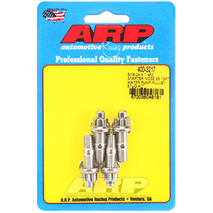 ARP 5/16-24 X 1.450 starter nose SS 12pt water pump pulley stud kit