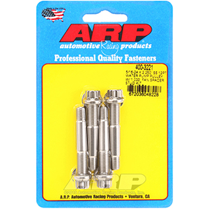 ARP 5/16-24 X 2.250 SS 12pt water pump pulley w/ 1.000" fan spacer stud kit