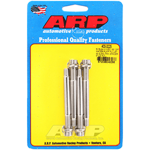 ARP 5/16-24 X 3.250 SS 12pt water pump pulley w/ 2.000" fan spacer stud kit