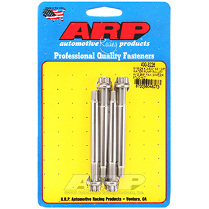 ARP 5/16-24 X 3.500 SS 12pt water pump pulley w/ 2.250" fan spacer stud kit