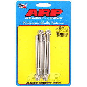 ARP 400-3227 5/16-24 X 3.750 SS 12pt water pump pulley w/ 2.500" fan spacer stud kit