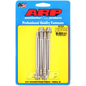 ARP 400-3228 5/16-24 X 4.000 SS 12pt water pump pulley w/ 2.750" fan spacer stud kit