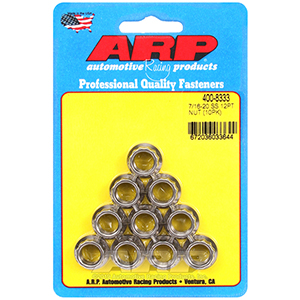 ARP 400-8333 7/16-20 SS 12pt nut kit