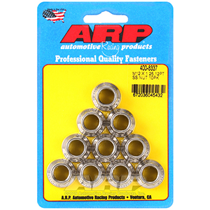 ARP 400-8337 M12 X 1.25 (M14 wr) SS 12pt nut kit