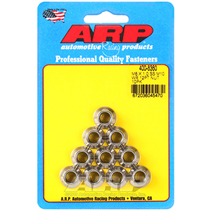 ARP 400-8360 M8 X 1.00 (M10 wr) SS 12pt nut kit