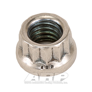 ARP 400-8370 M6 X 1.00 (M8 wr) SS 12pt nut kit