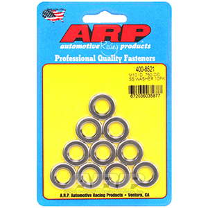 ARP 400-8521 M10ID .750OD SS chamfer washers
