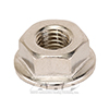 ARP 400-8609 1/4-28 SS flanged hex nut kit