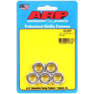 ARP 400-8657 1/2-13 SS coarse hex nut kit