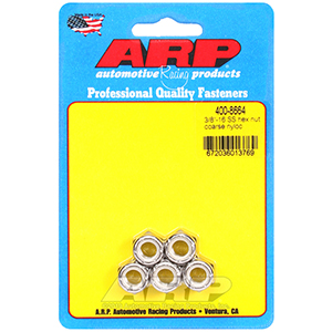 ARP 400-8664 3/8-16 SS coarse nyloc hex nut kit