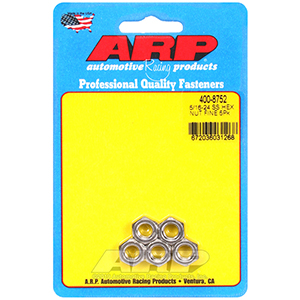 ARP 400-8752 5/16-24 SS fine hex nut kit