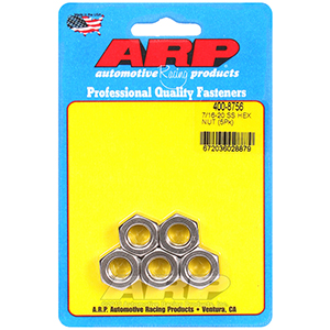 ARP 400-8756 7/16-20 SS fine hex nut kit