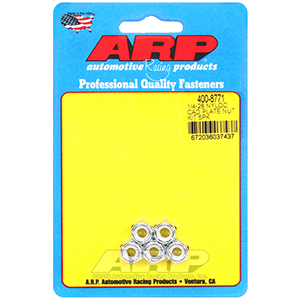 ARP 400-8771 1/4-28 nyloc cad plate nut kit