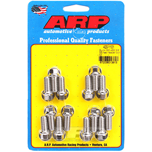ARP 420-1101 Buick 350-455 3/8 SS hex header bolt kit