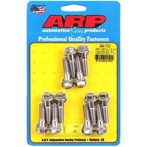 ARP 434-1102 SBC/GENIII LS 3/8 flange SS hex header bolt kit