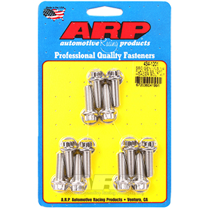 ARP 434-1201 SBC/GENIII LS 1/4 flange SS 12pt header bolt kit