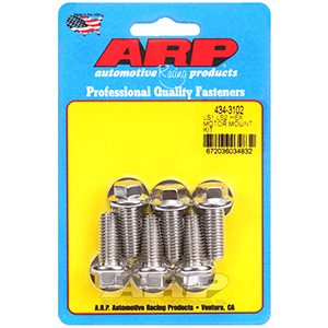 ARP 434-3102 LS1 LS2 SS hex motor mount bolt kit