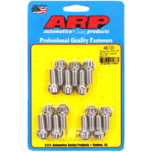 ARP 480-1201 Olds 330-455 3/8" SS 12pt header bolt kit